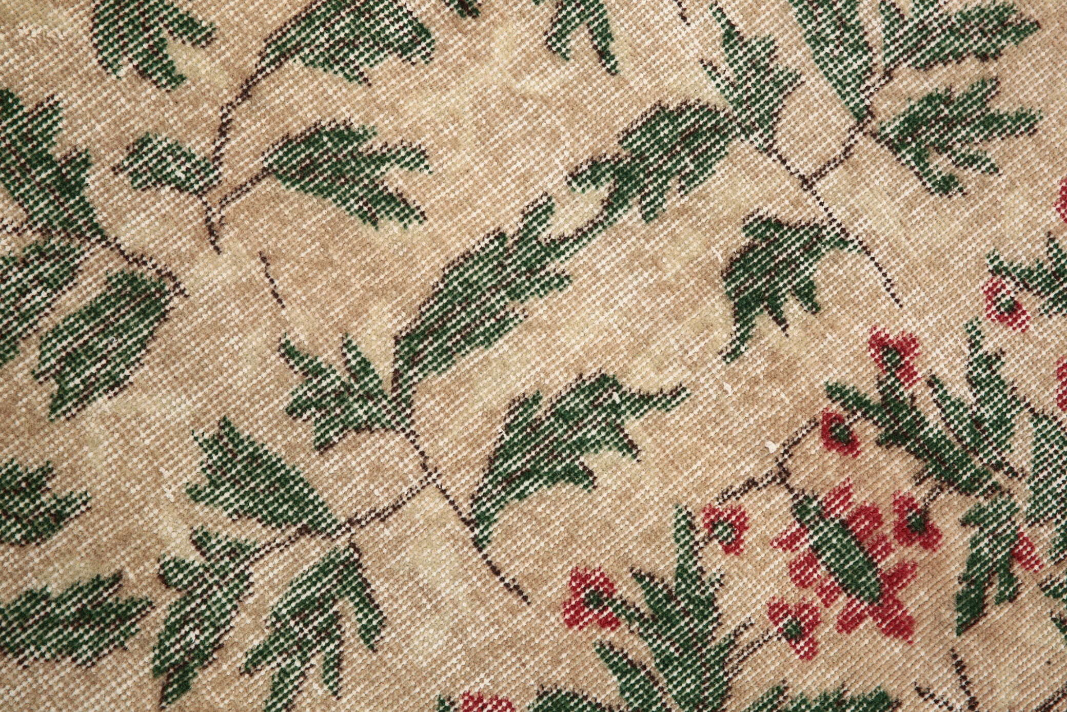 2x9 Vintage Floral Runner Rug, 77x271Cm