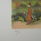 Bernard Vercruyce: The Park Kiosk, original signed lithograph