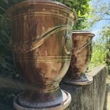 Pair of boisset planters in Anduze