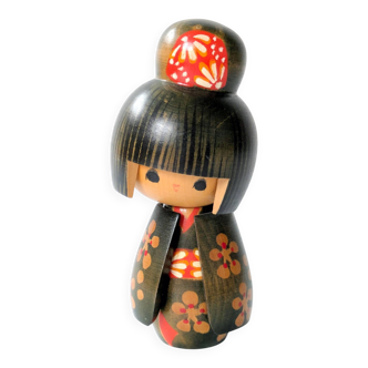 Vintage kokeshi doll by Tomio Ishida, Japan, 1980s