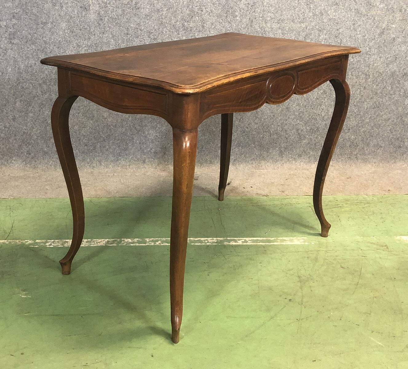 Louis XV style walnut desk 1950
