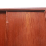 1960s teak sideboard Axel Christensen with sliding doors