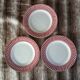 3 antique flat plates from Digoin and Sarreguemines