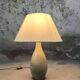 Lampe vintage en grès vernissé Jean Dubost