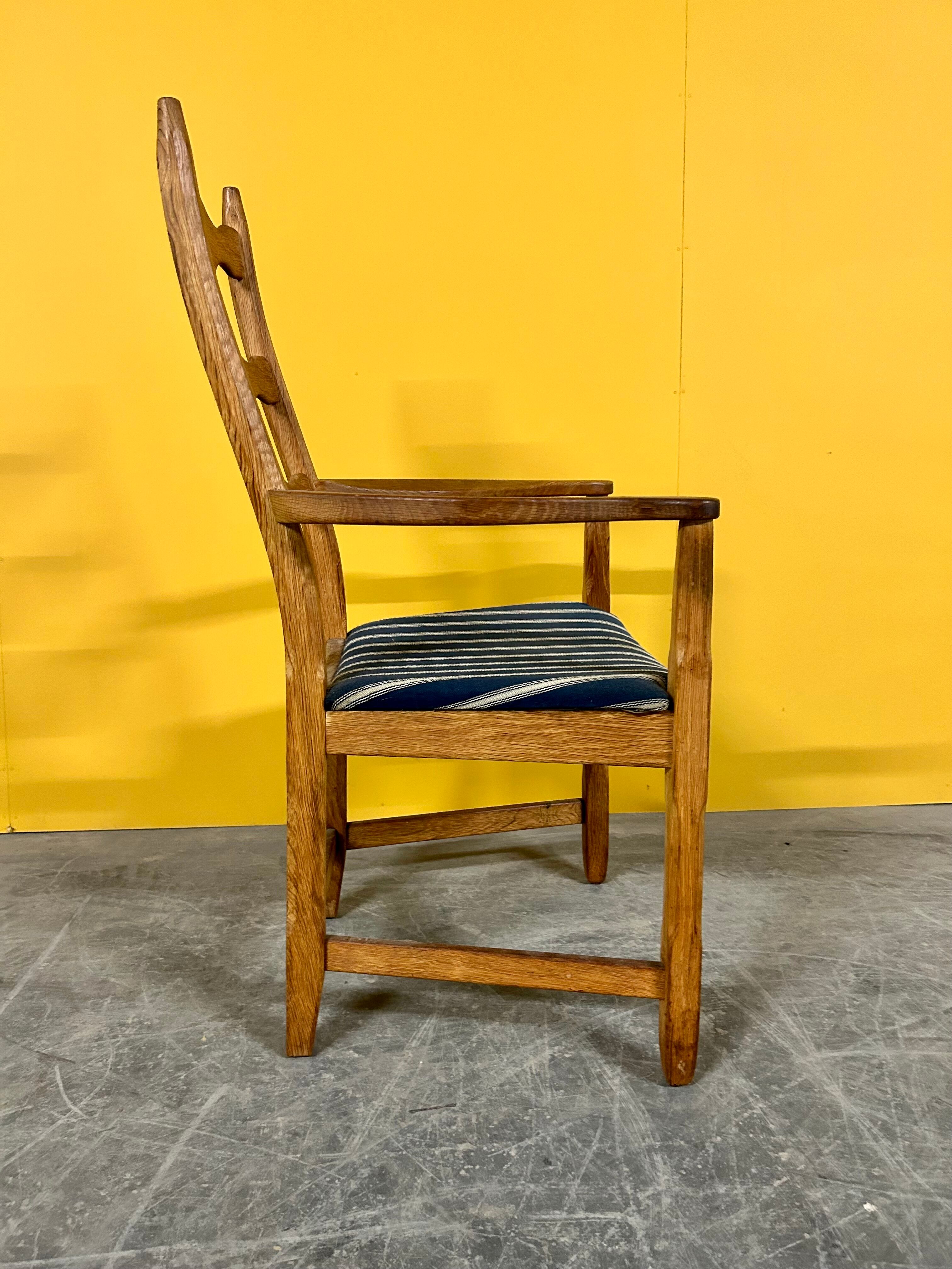 Danish vintage oak armchair 1960s