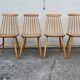 Scandinavian chairs Pinnstol ZPM Radomsko 1950