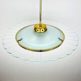 Vintage chandelier attributed to Pietro Chiesa for Fontana Arte, Italy, 1940s.