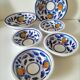 6 hand-painted ceramics – Desuir - Sicily