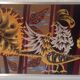Contemporary tapestry entitled "Encounter" by Pierre Rey – 60s