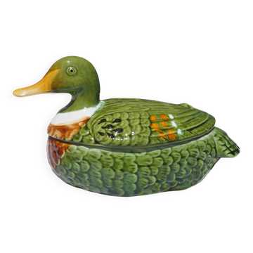 Terrine canard en barbotine Michel Caugant