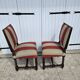 Pair of Louis XIII oak chairs