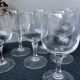 Crystal glasses chiseled on foot Vierzon