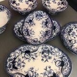 Lot of plates in earthenware creil mounteau