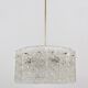 Kalmar Vienne Deux Suspensions Tambour En Laiton Et Verre, Milieu Du Siècle, Années 1960