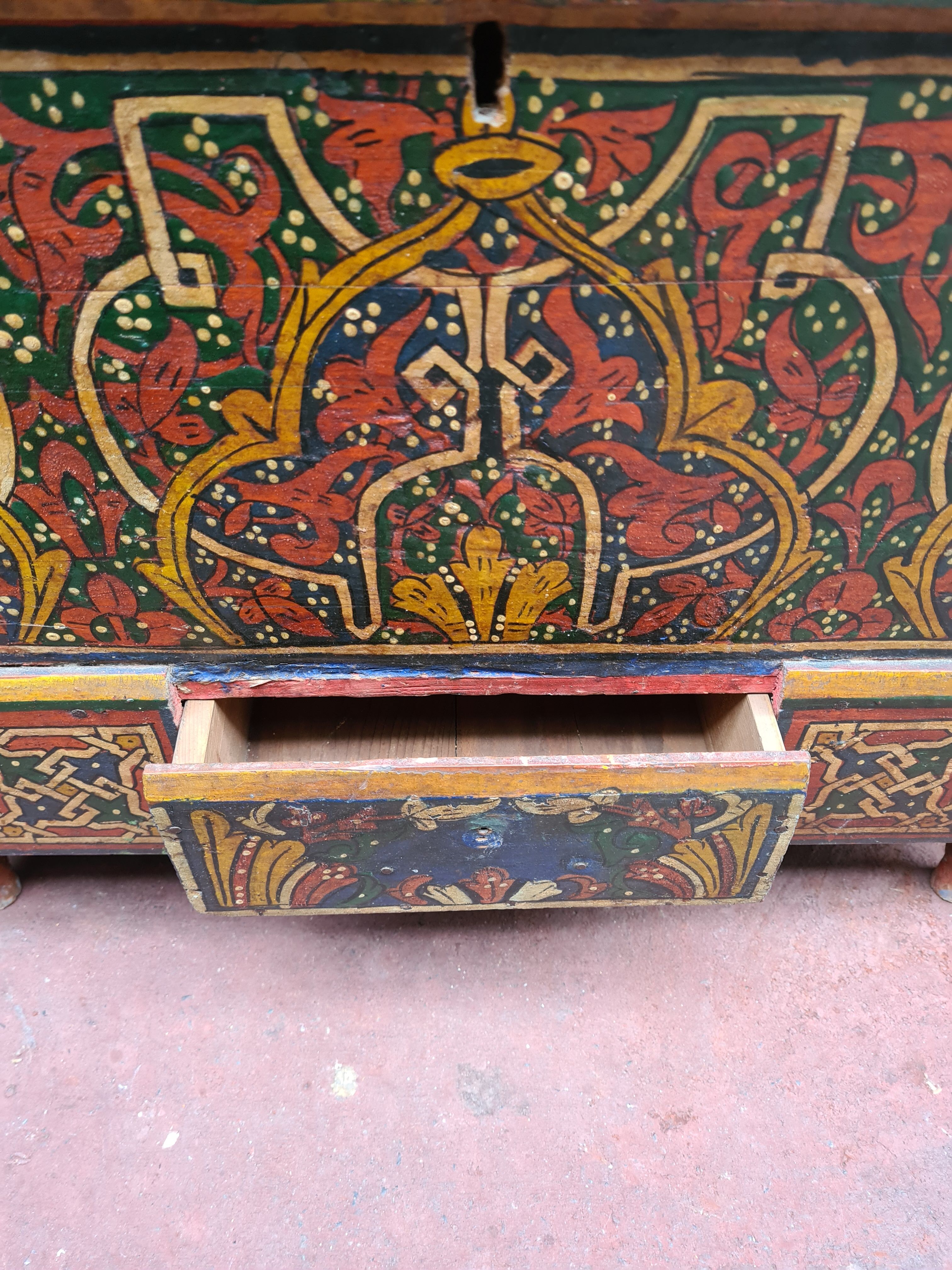 Ancient Moroccan wedding box