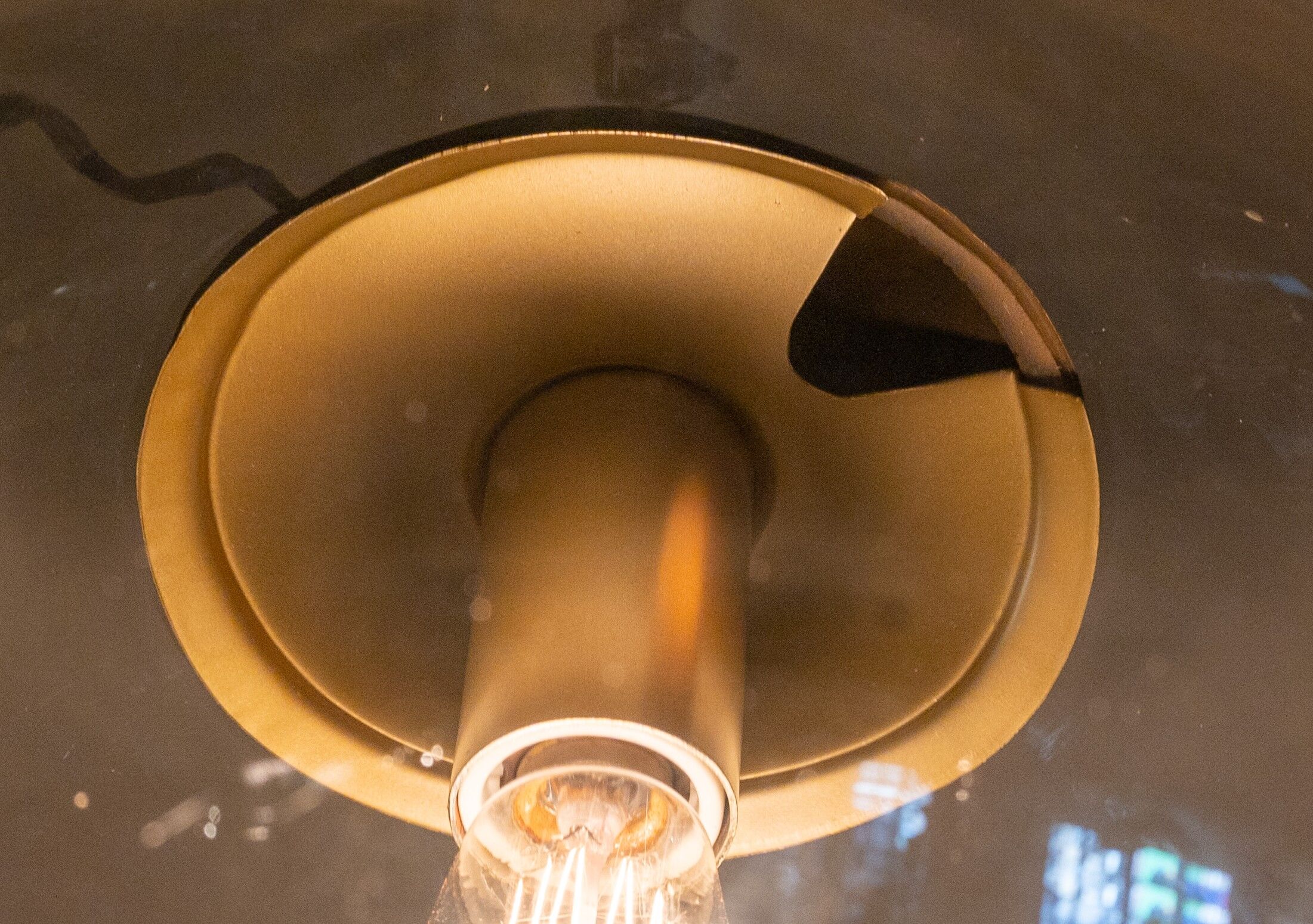 Large Vintage Raak glass bulb lamp, Amsterdam 1960s