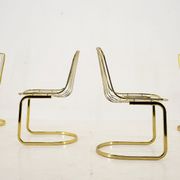 Lot de 4 chaises, Italie, années 1970