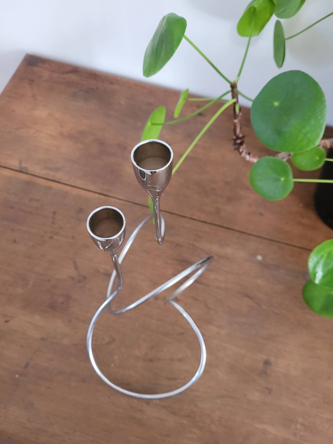 Black Blum 2-light candle holder