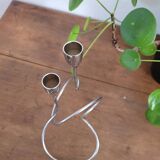 Black Blum 2-light candle holder