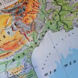 Old school map N°108 Midi-Mediterranean Corsica - Varon Colin