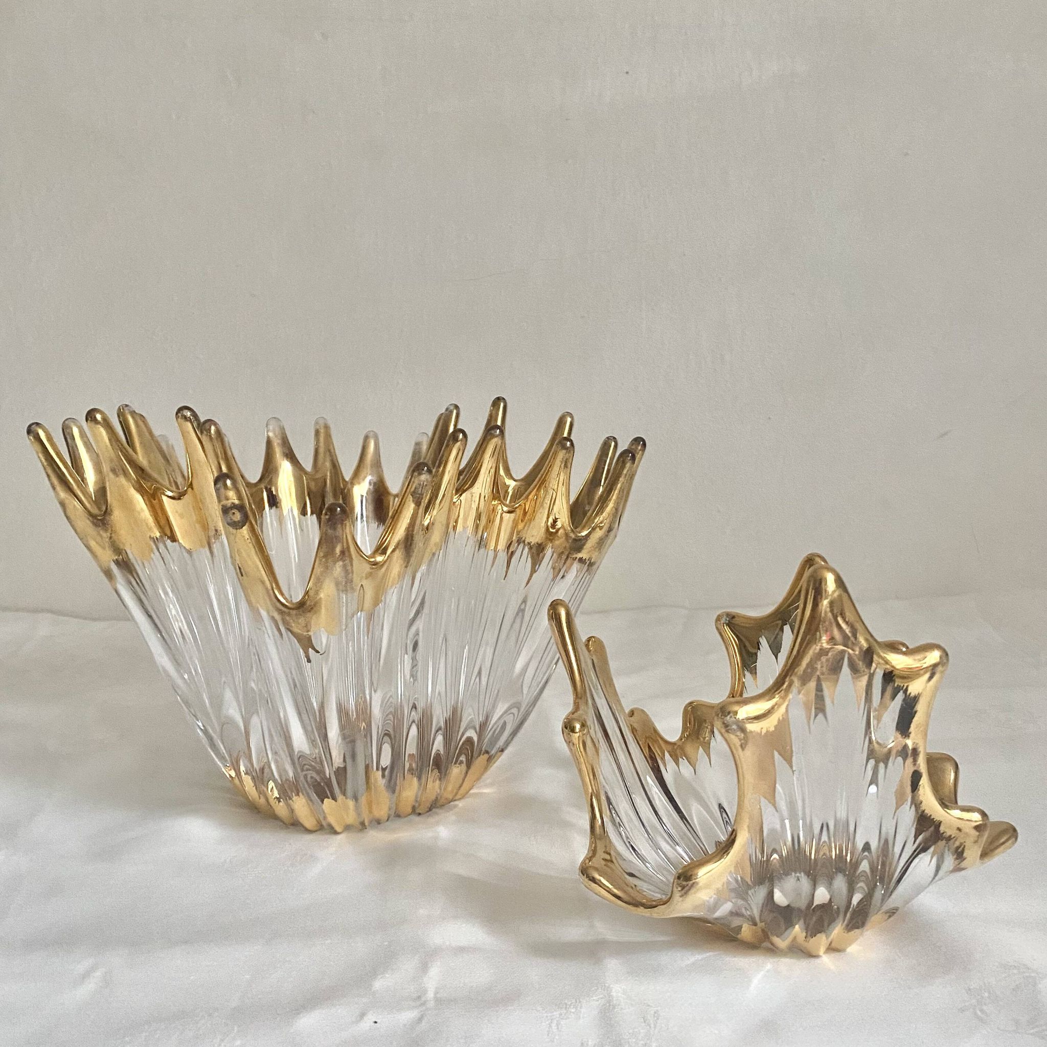 Bayel crystal cups from the 50s and 60s