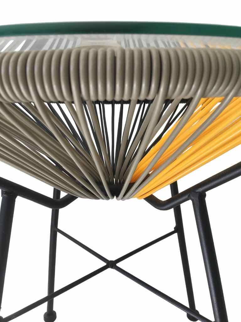 Scoubidou designer coffee table