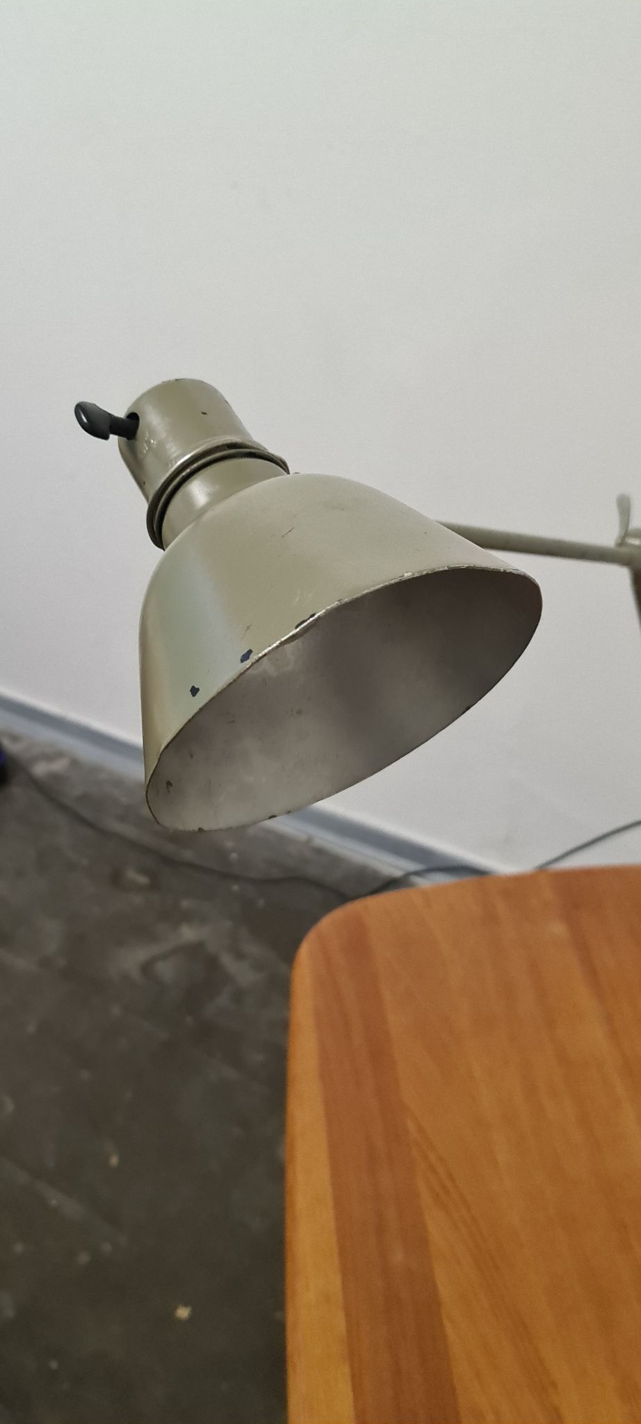 Vintage industrial articulated lamp by Sis
