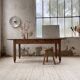 1950s oak butcher's farm table
