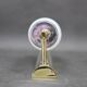 Art Deco brass and opaline glass wall light, Italy, 1940s