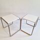 Ensemble de 2 tables d'appoint B9 Marcel Breuer pour Tecta