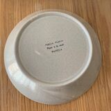 Lot of 6 hollow plates Faïencerie de Bretagne model Paloma