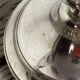 Silver-plated metal chandelier with 4 lights, Christofle