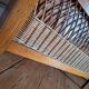 Large vintage rattan chest, retro wicker decoration