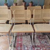 Lot de 7 chaises B32 par Marcel Breuer
