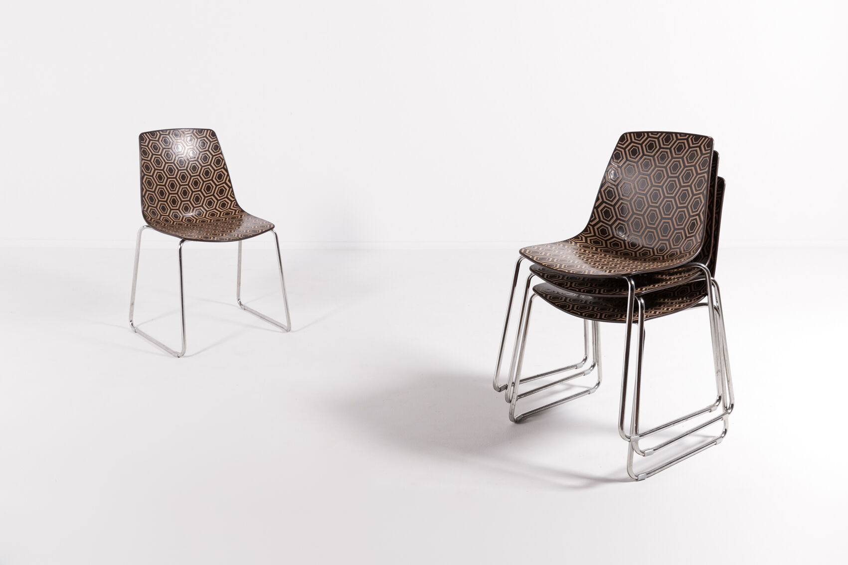 Set of 8 chairs Stefano Sandona 'Alhambra' by Gaber