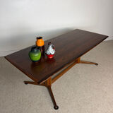 Vintage coffee table – Wooden top & star base