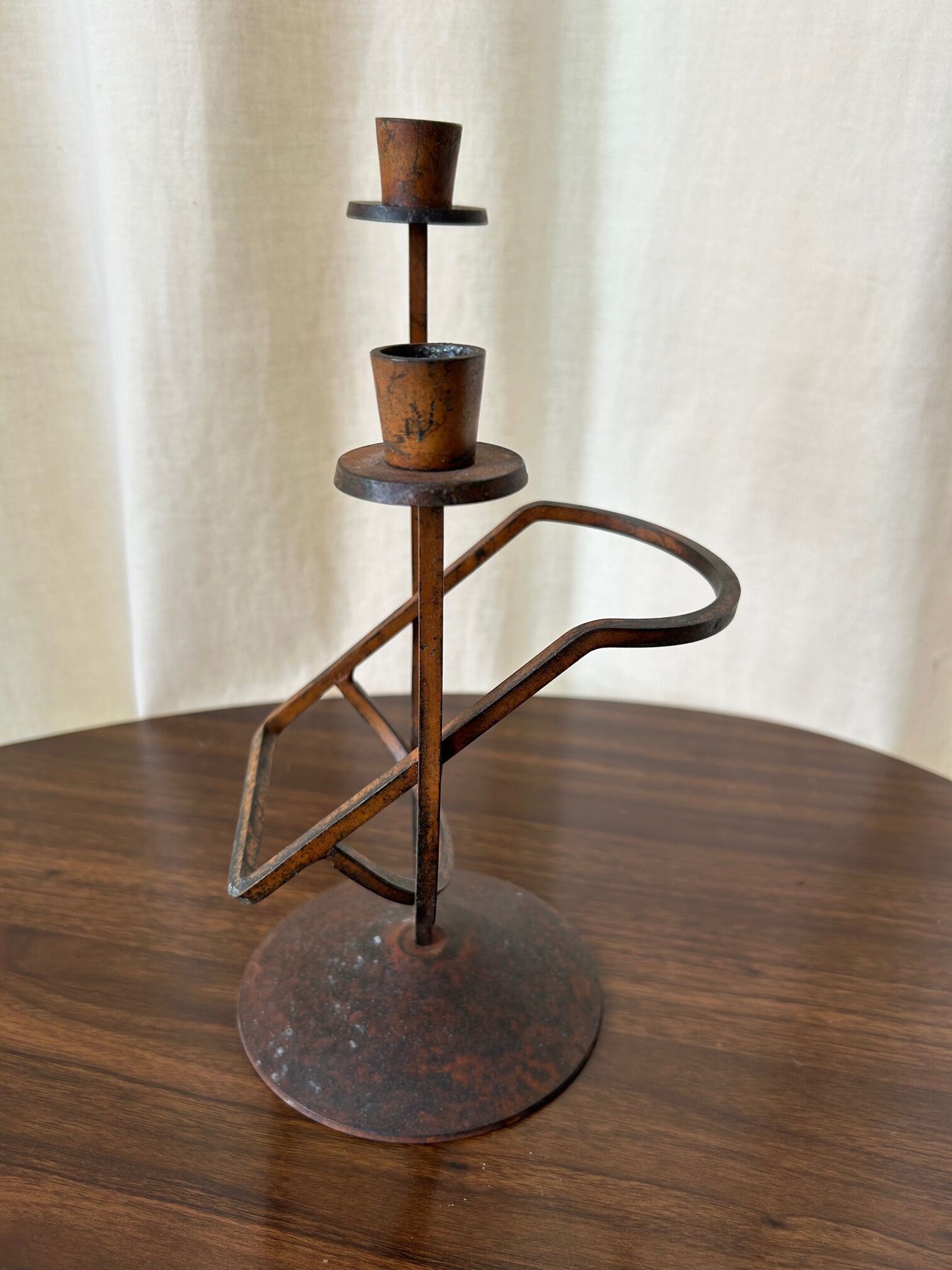 Brutalist candle holder