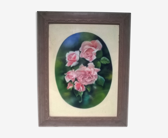 Tableau "aux roses" de Fontanier J