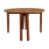 Table ronde extensible en hêtre massif, années 80