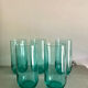 Verres vintage bleus