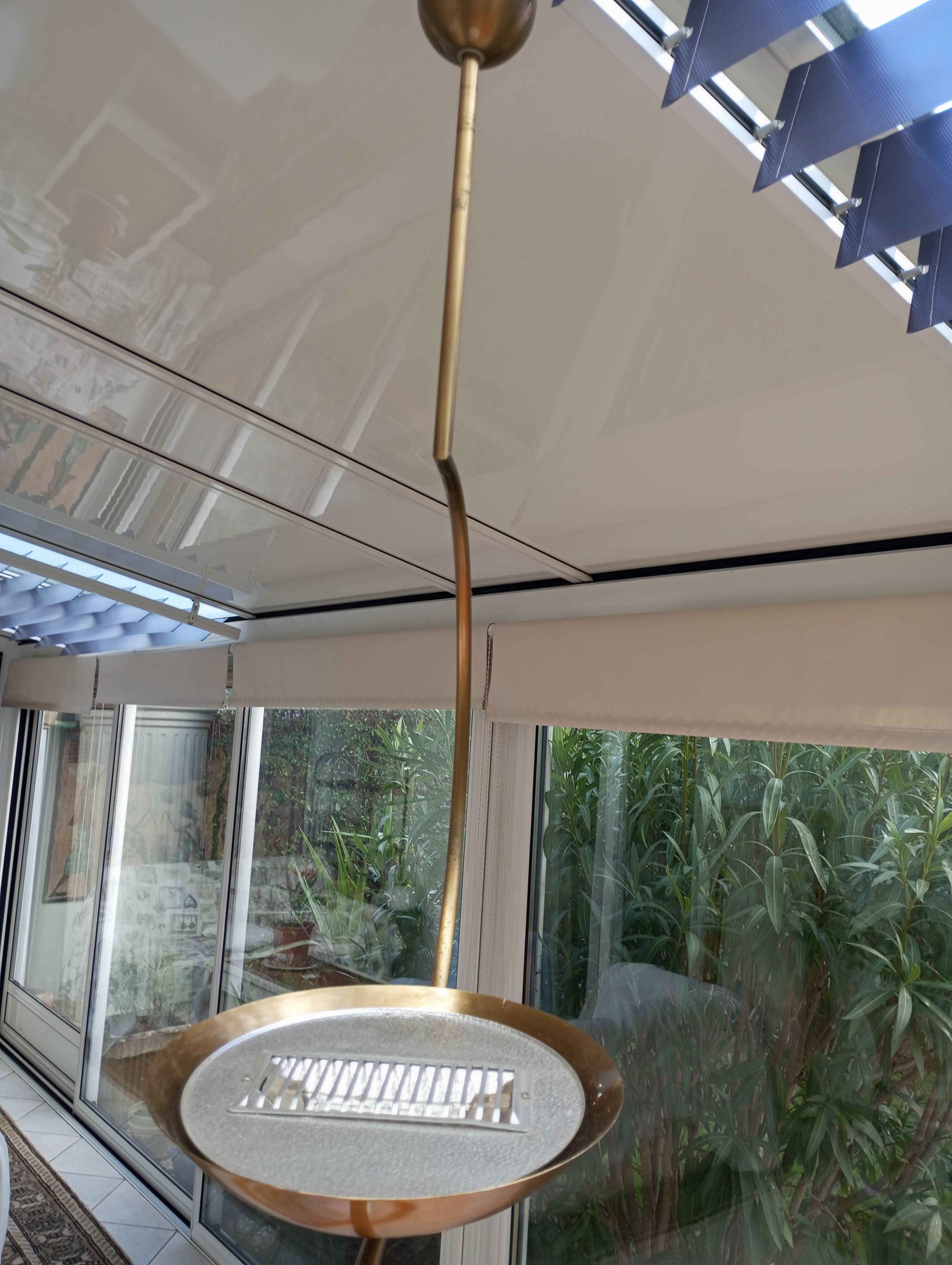Suspension halogène contemporaine