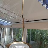 Contemporary halogen pendant light