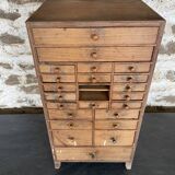 Former craft furniture with watchmaker's layette drawers