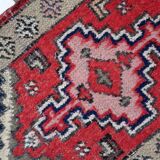 Tapis vintage du Moyen-Orient Hamadan fait main en laine – 38 x 59 cm