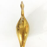 Swan solid brass, 1970