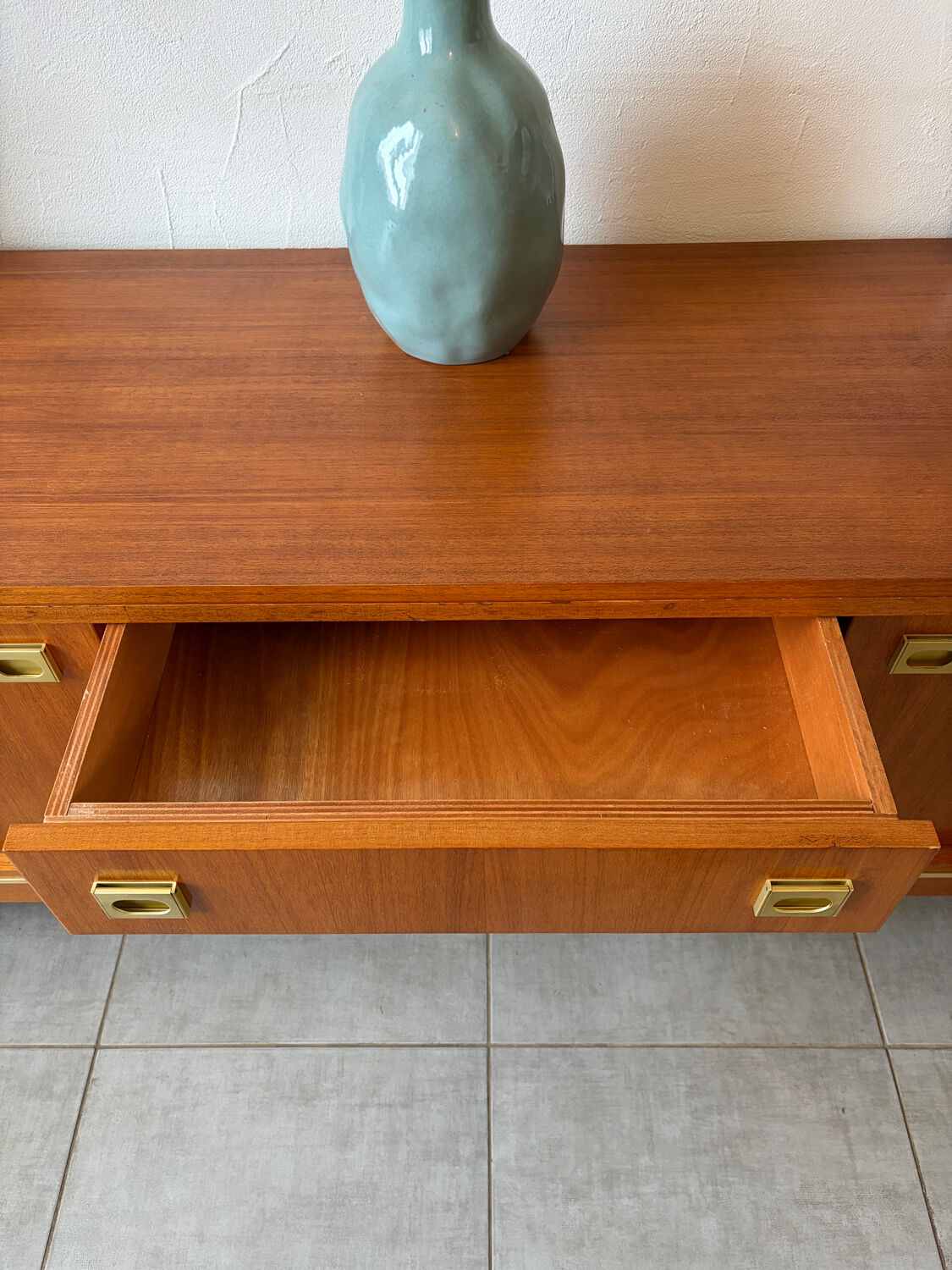 Vintage teak enfilade from the 1960s.