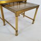 Brass pull-out tables
