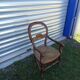 Paire de fauteuils anciens en bois massif – style Louis-Philippe / cam