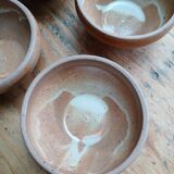 Set of 4 small stoneware bowls