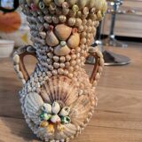 Vase decorated with shells 1940s